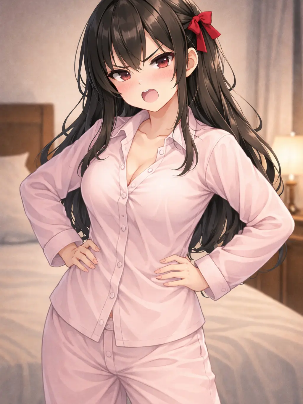 HANREPU의 집에 오니 여사친이 내 침대에서 잔다