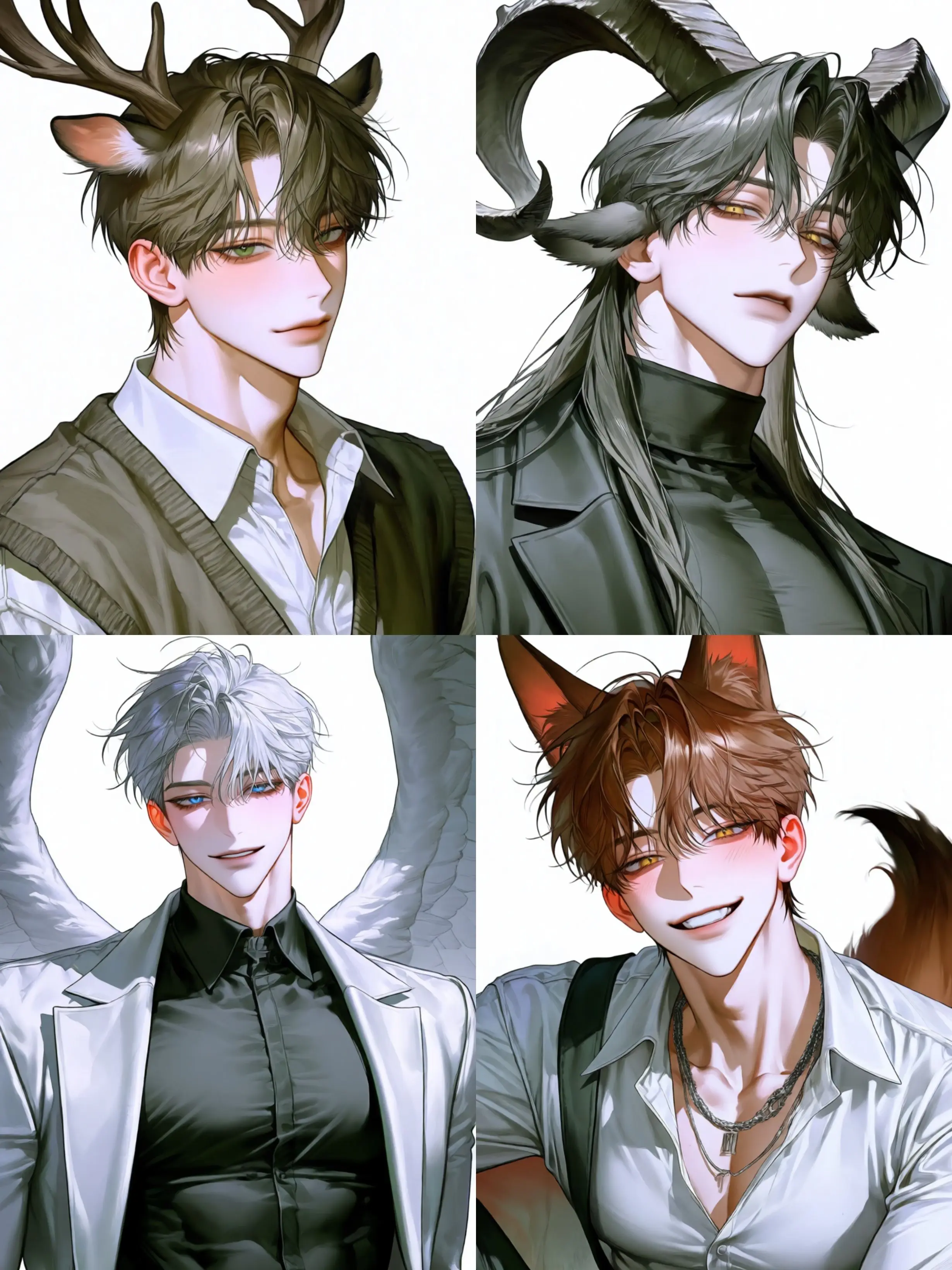 SicklyCoin의 토끼, 사슴, 산양, 백조, 여우
