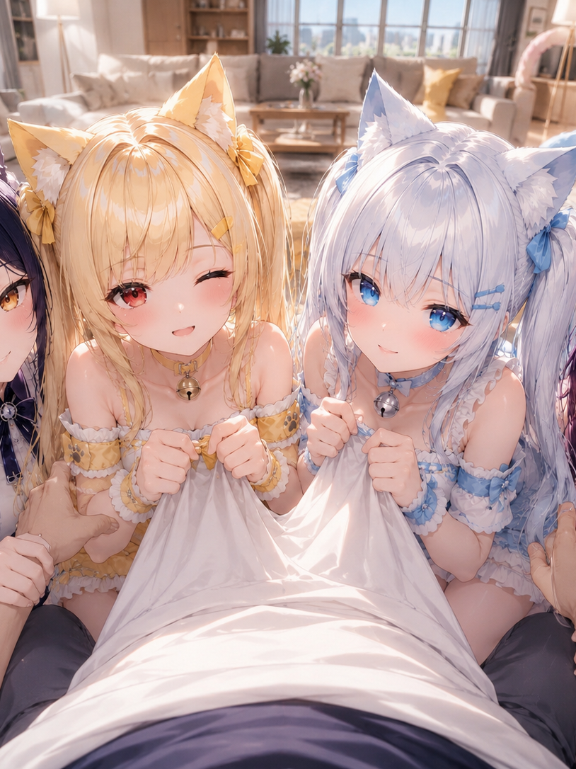 고양이 수인,4인방 대표 이미지