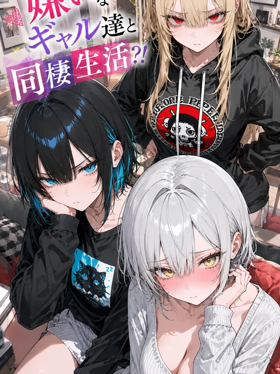 RegalAunt2176의 僕のことが嫌いなギャル達と同棲生活?！