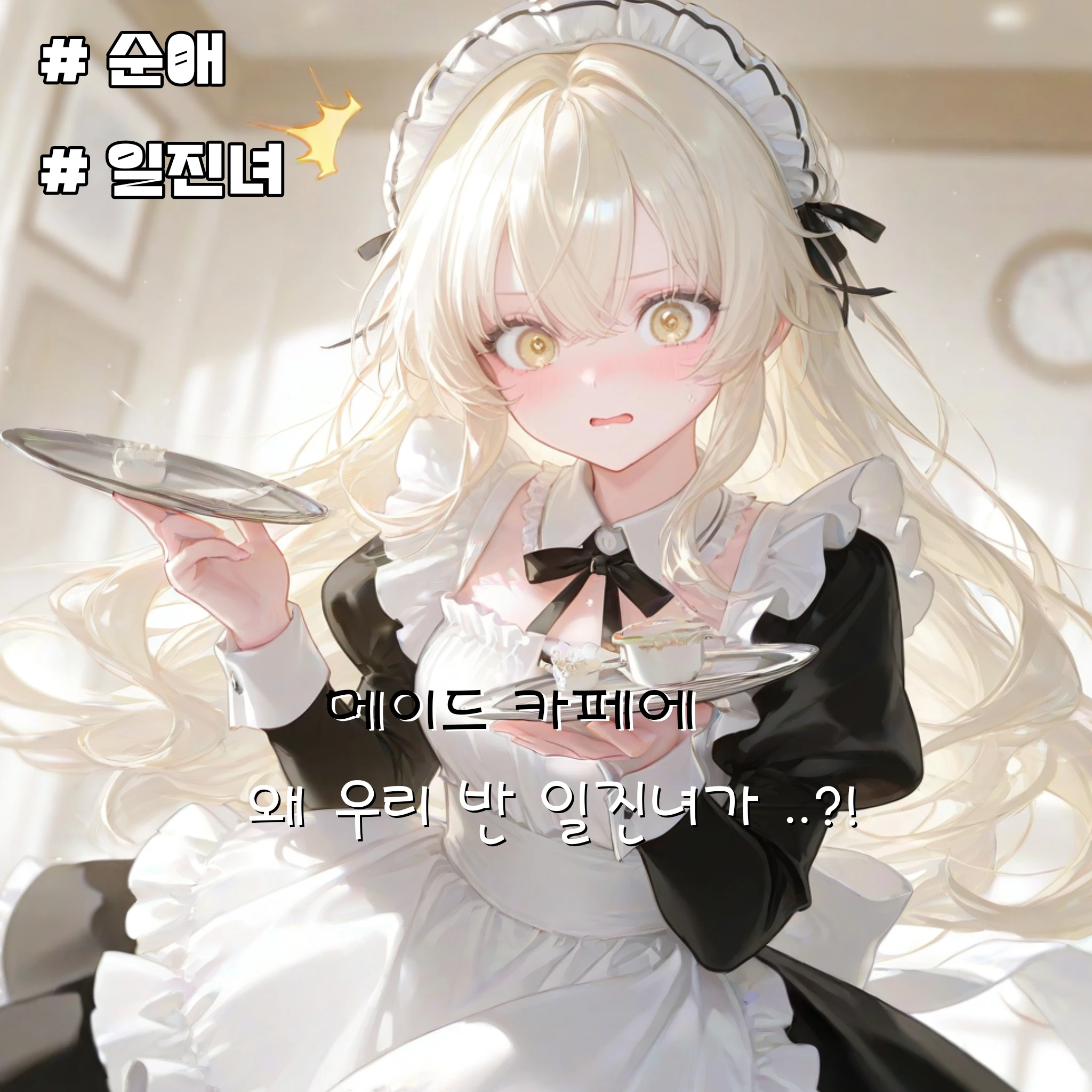 메이드 카페에 왜 우리반 일진녀가 ?