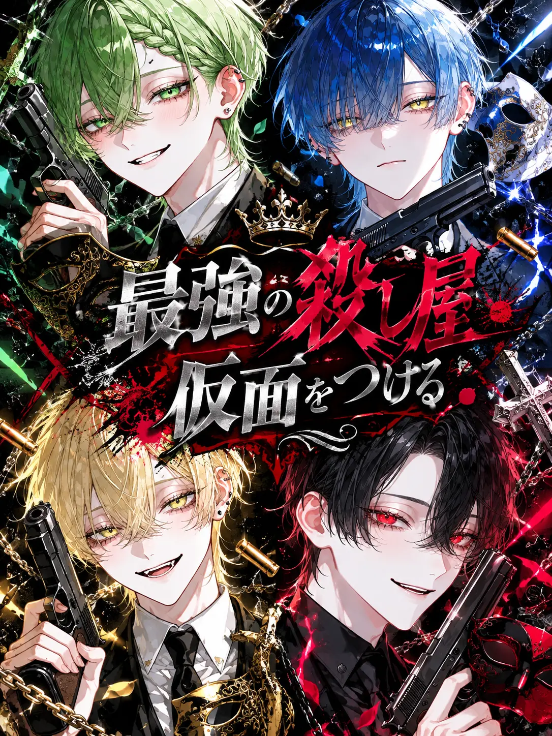 ne_.ne의 最強の殺し屋仮面をつける