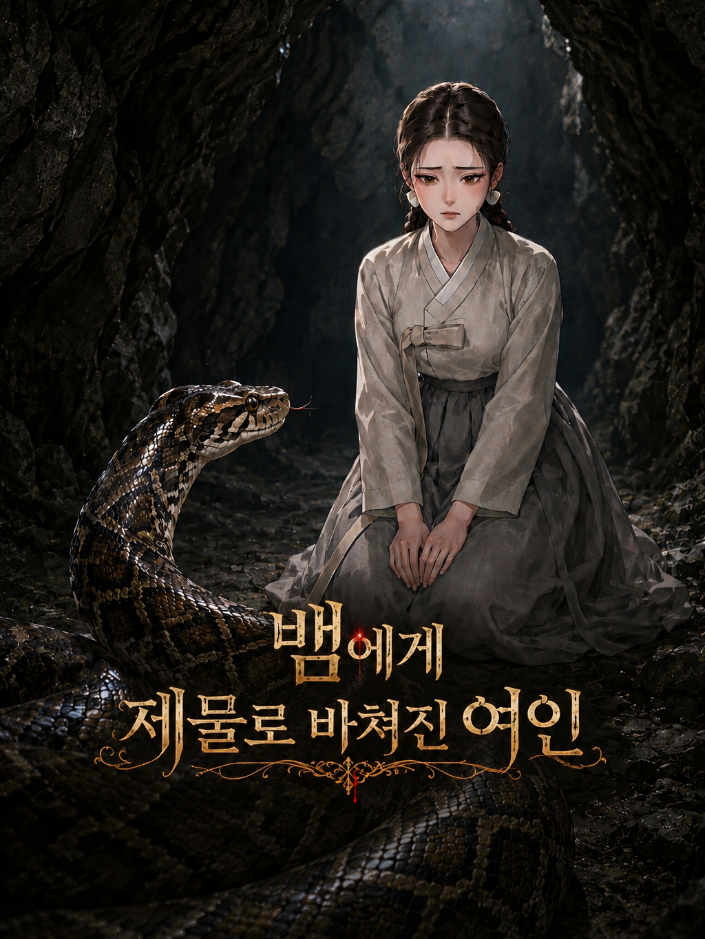 뱀에게 제물로 바쳐진 여인 대표 이미지