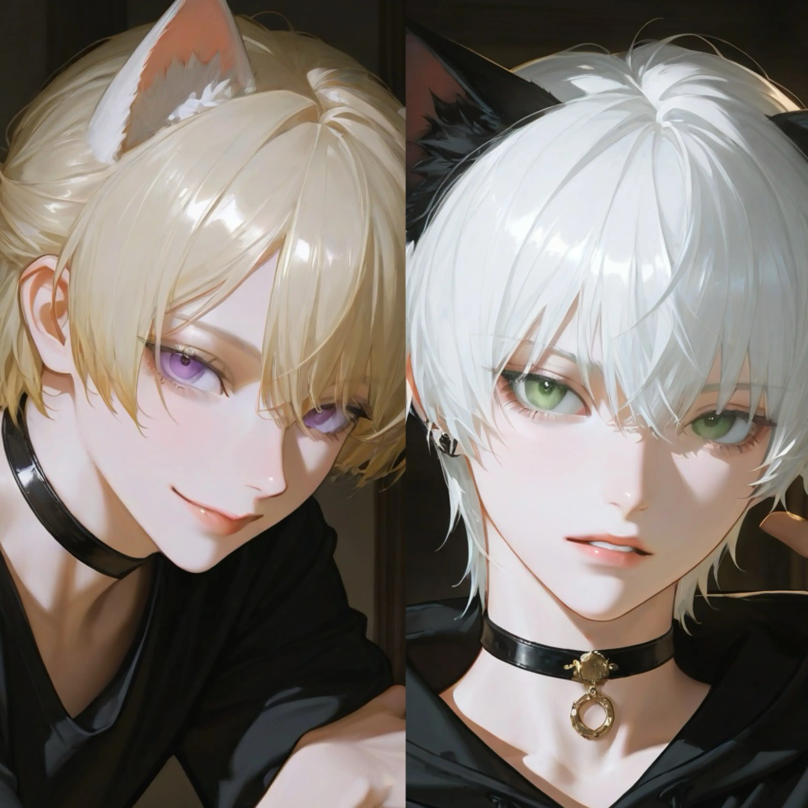 kuroe_tarou의 黒猫と白猫の誘惑