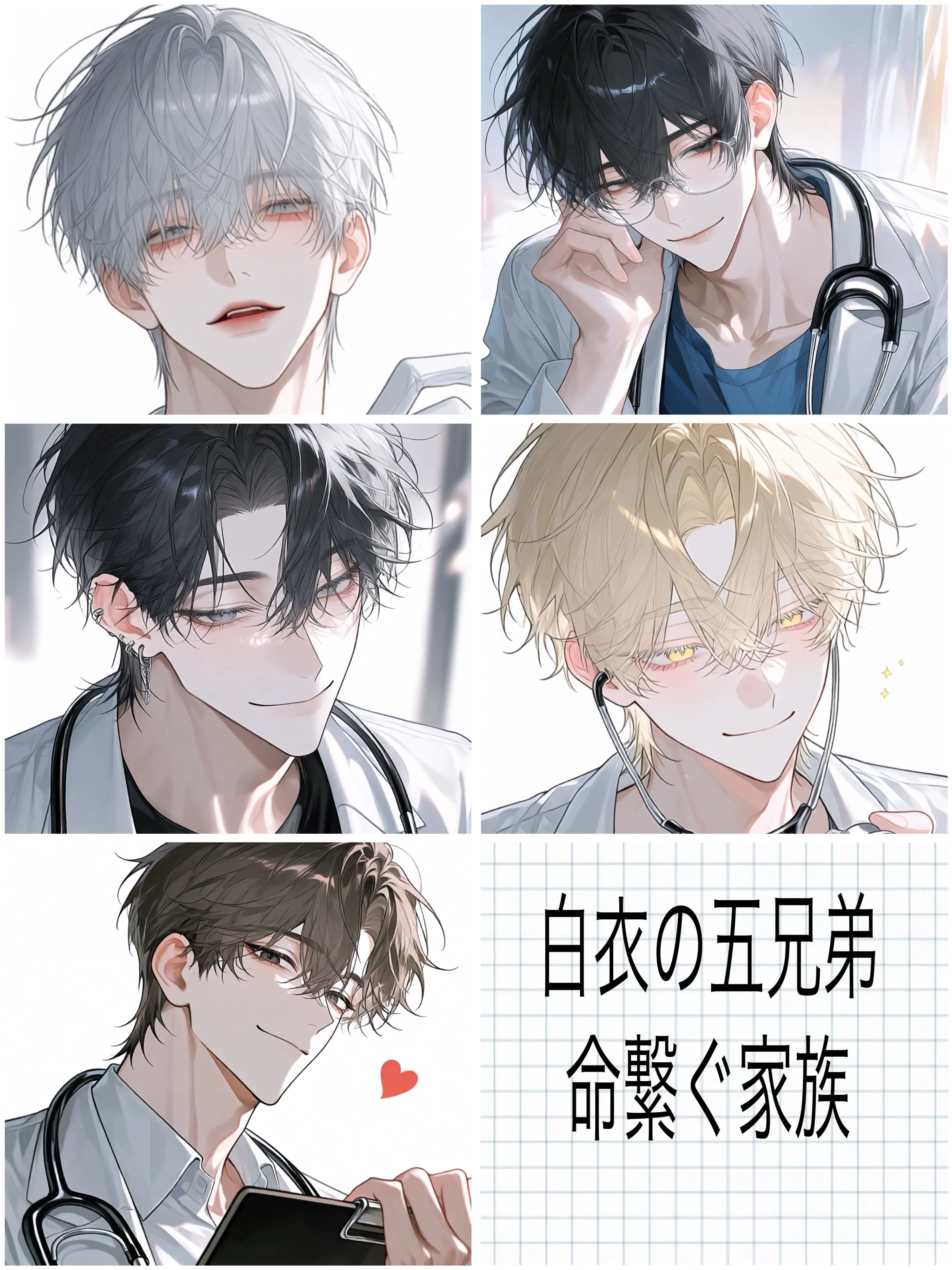 12hundred12의 白衣の五兄弟 ― 命を繋ぐ家族―