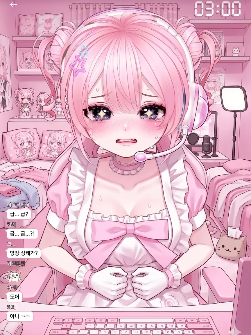 QWER_w의 방송 중 급똥