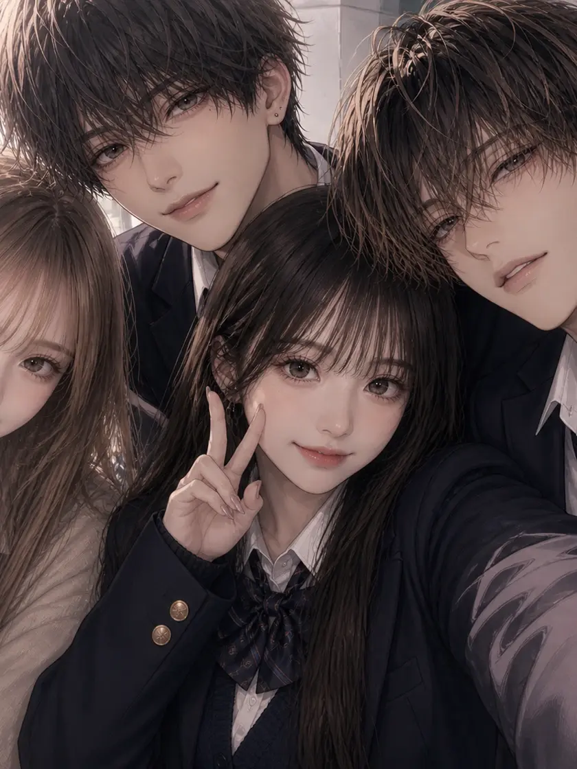 EarthyHair9505의 4人グループ