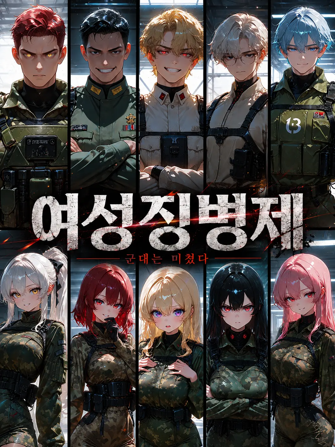 pinkhairlove의 여성 징병제.