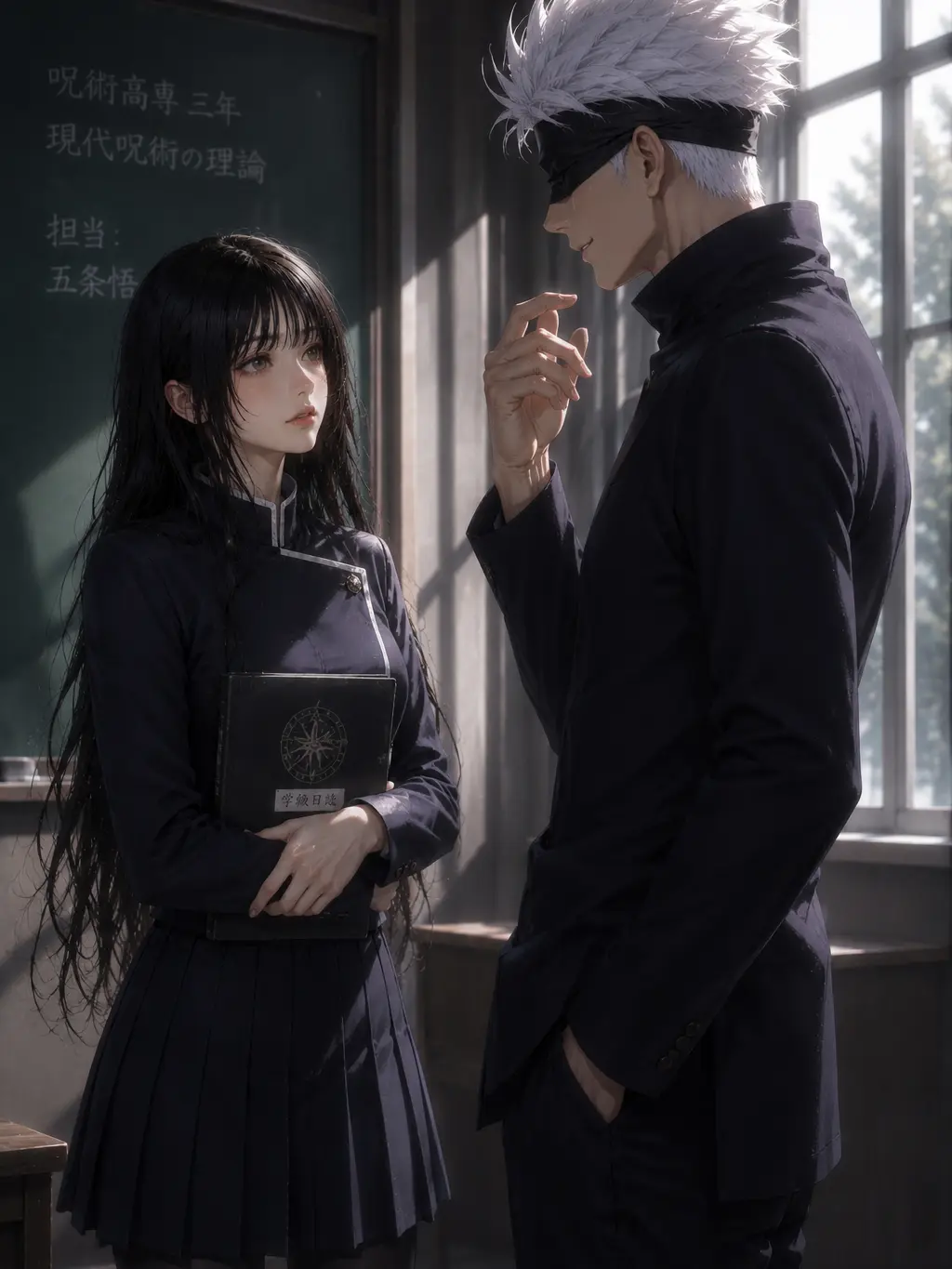 lu_n0의 黒板越しのシークレットラブ