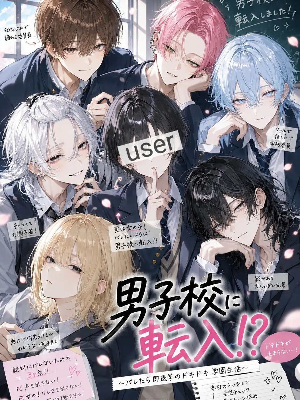 nama_hamu129의 男子校に転入！？