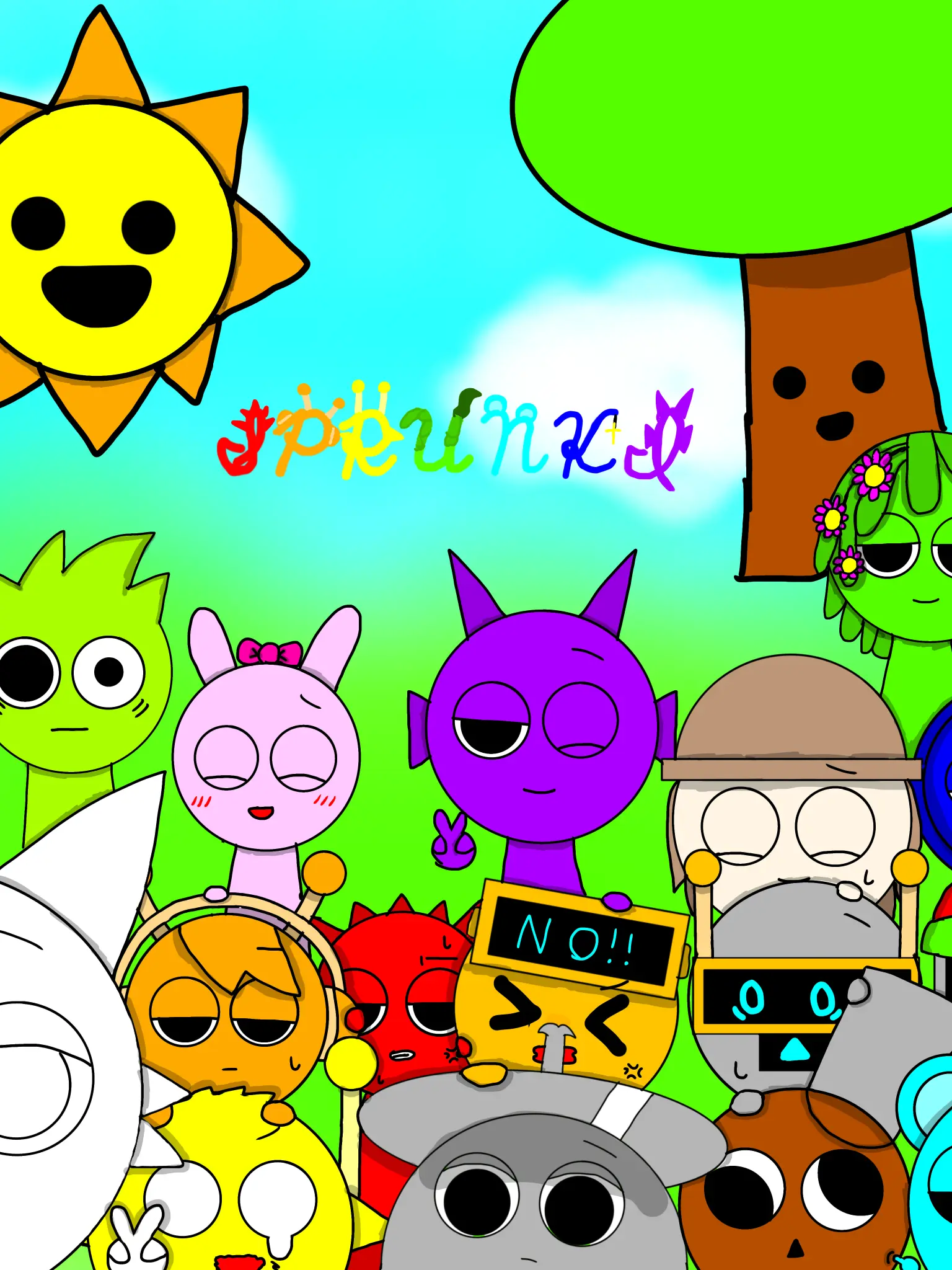 CluGanohakami.의 sprunki 暗○グループ