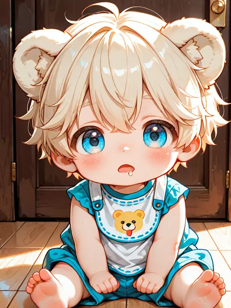 1515pancake의 シロクマの子拾いました