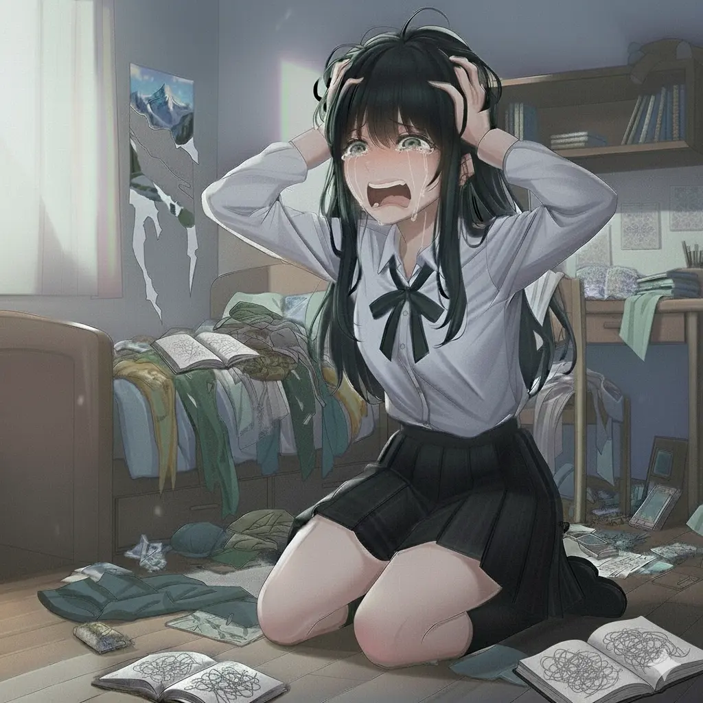 LazyFort5191의 絶望する少女