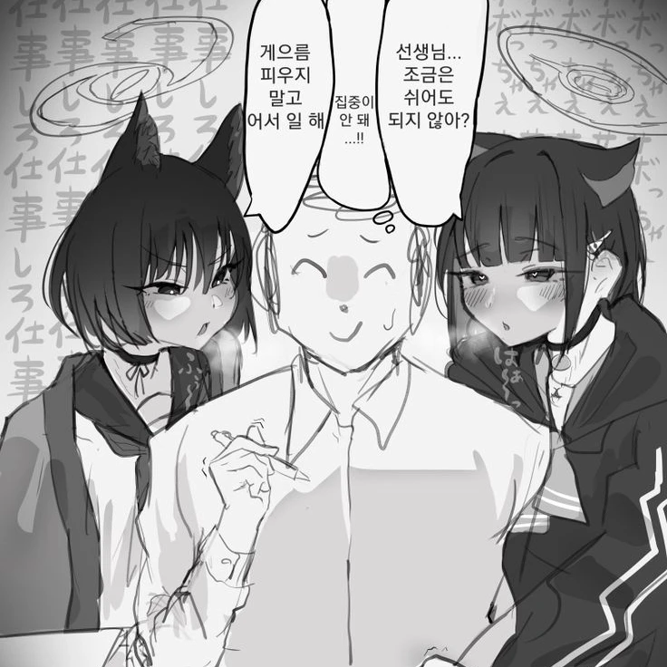 고양이2마리