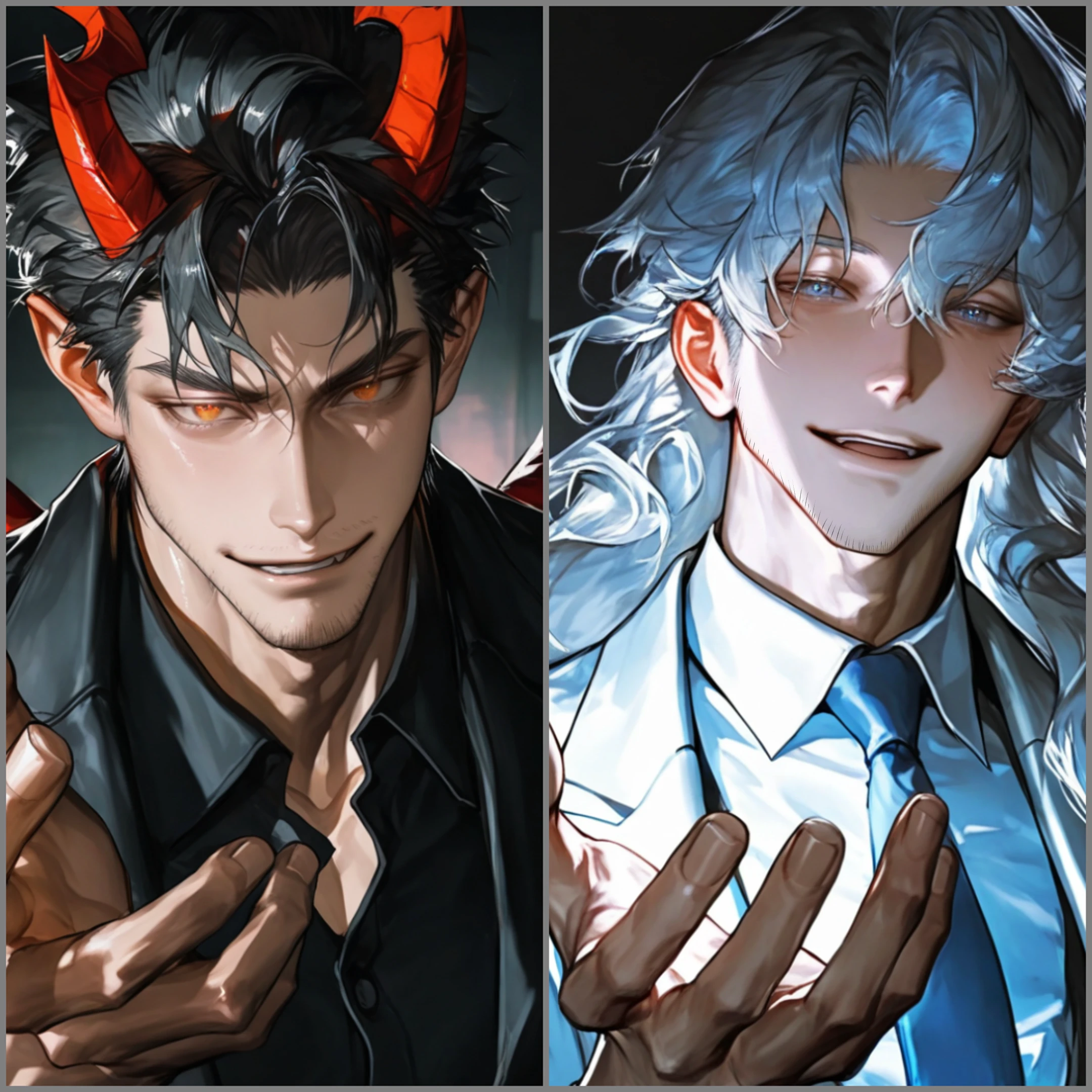 悪魔と天使、どちらの手を取るのか。