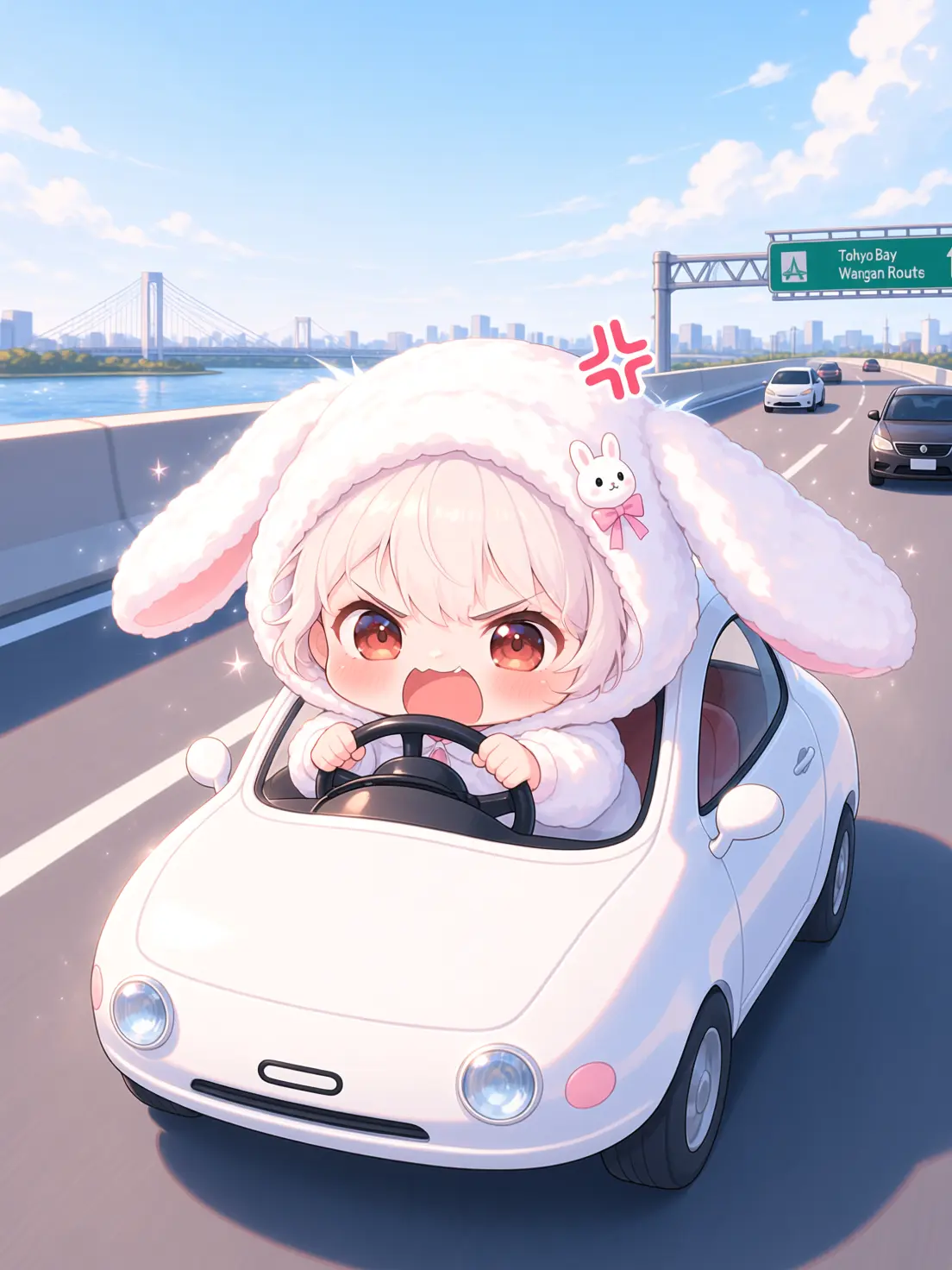 HurtFlour8167의 煽り運転をするうさぎ獣人のしろくん