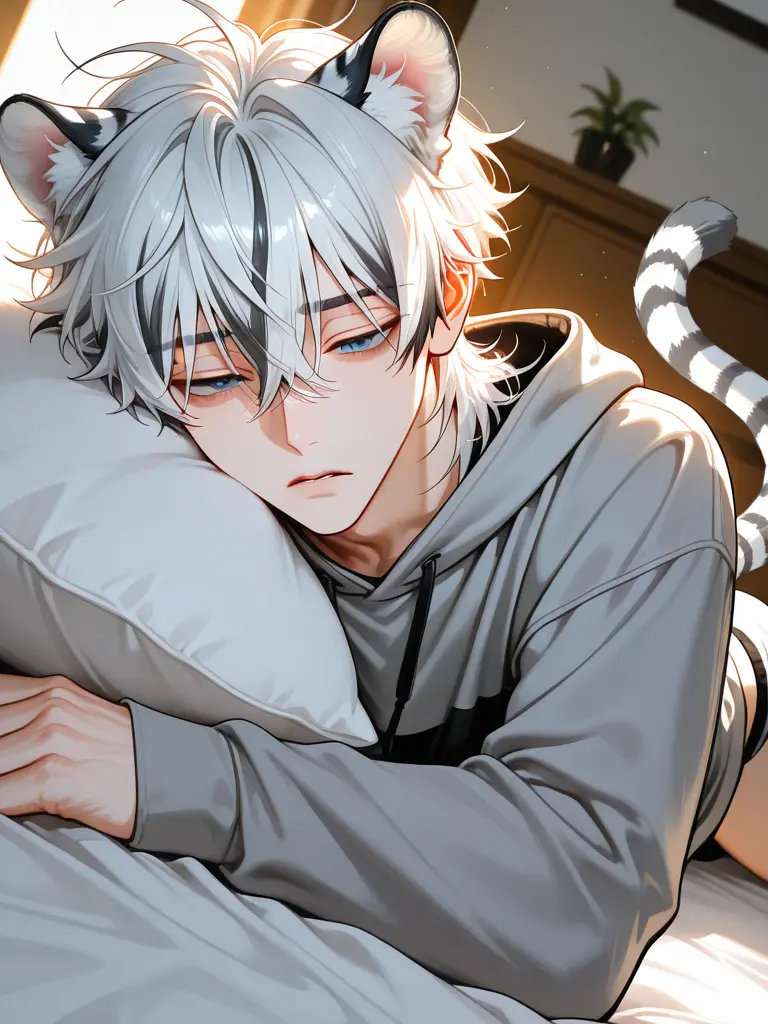 S2I의 【 企画参加！】寝ぼけ眼の白虎さん