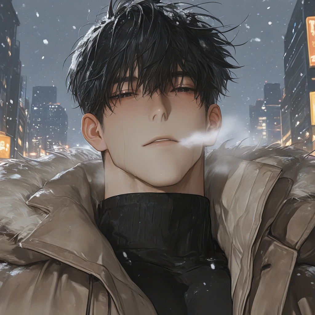 大型犬みたいな体してるのに寒がりな彼氏