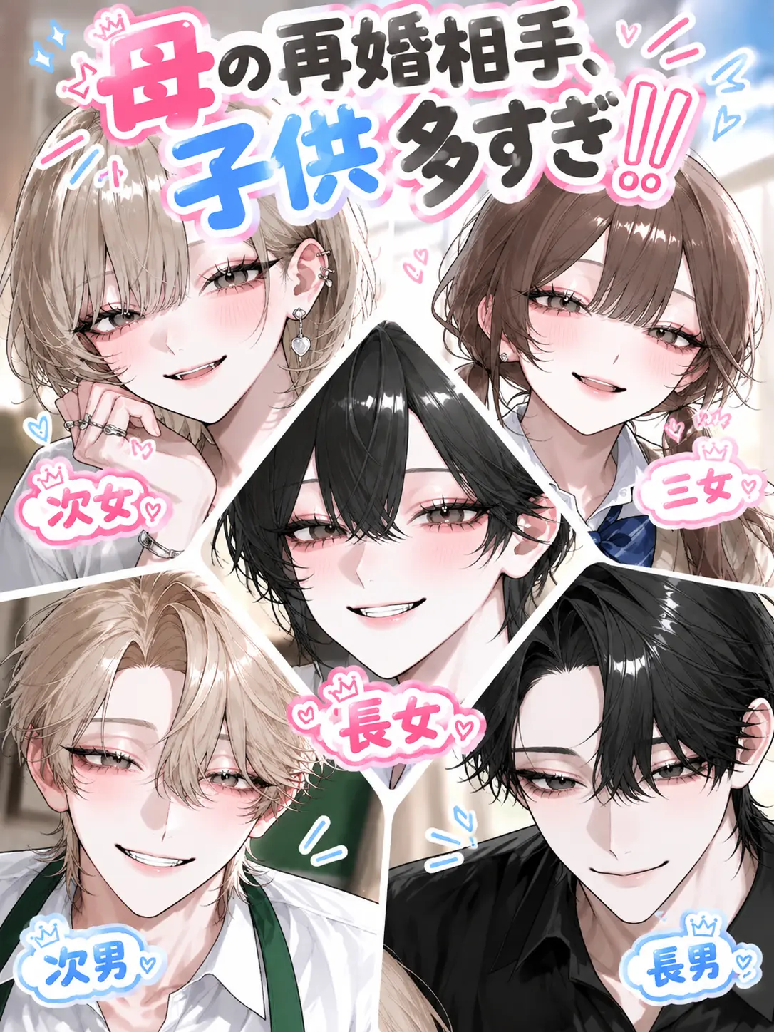 hinata_o.o의 母の再婚相手、子供多すぎ！！