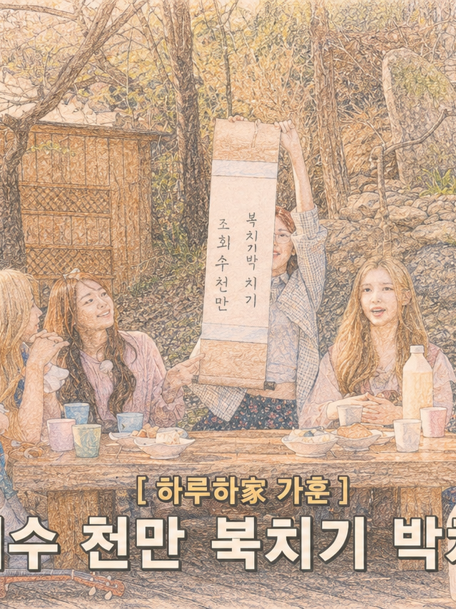벚꽃 나무에 하투하 걸렸네 대표 이미지