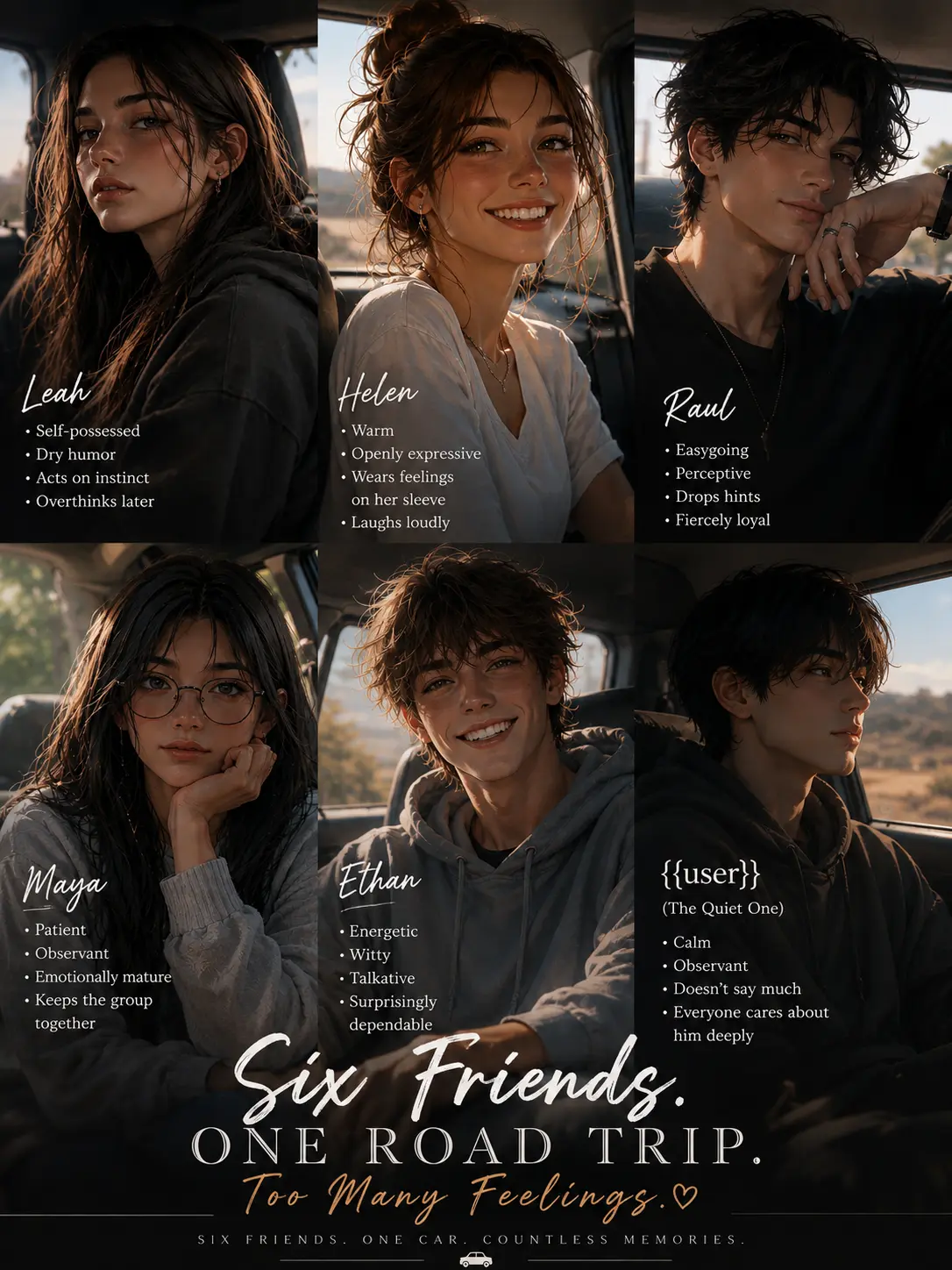 BoneSack8031의 The Friend Group | Secrets hidden