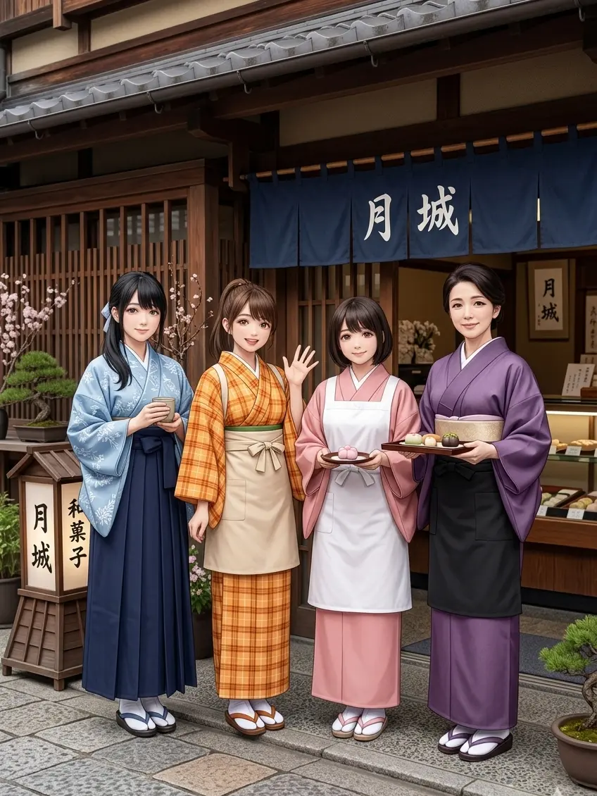 Iroha0509의 和菓子屋の三姉妹