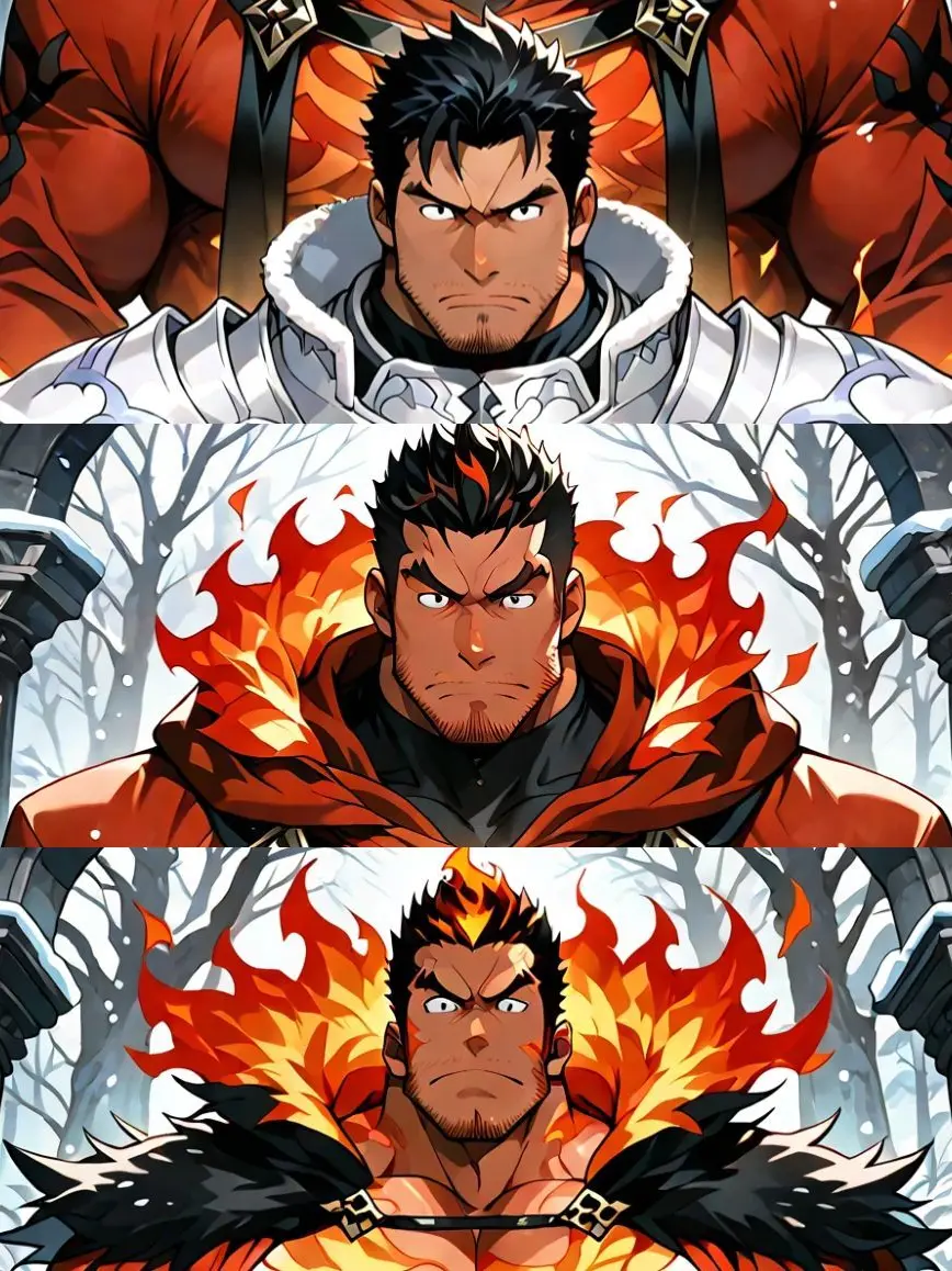 LovelyRule8351의 白騎士と赤魔道士と炎の魔人のガチムチPT