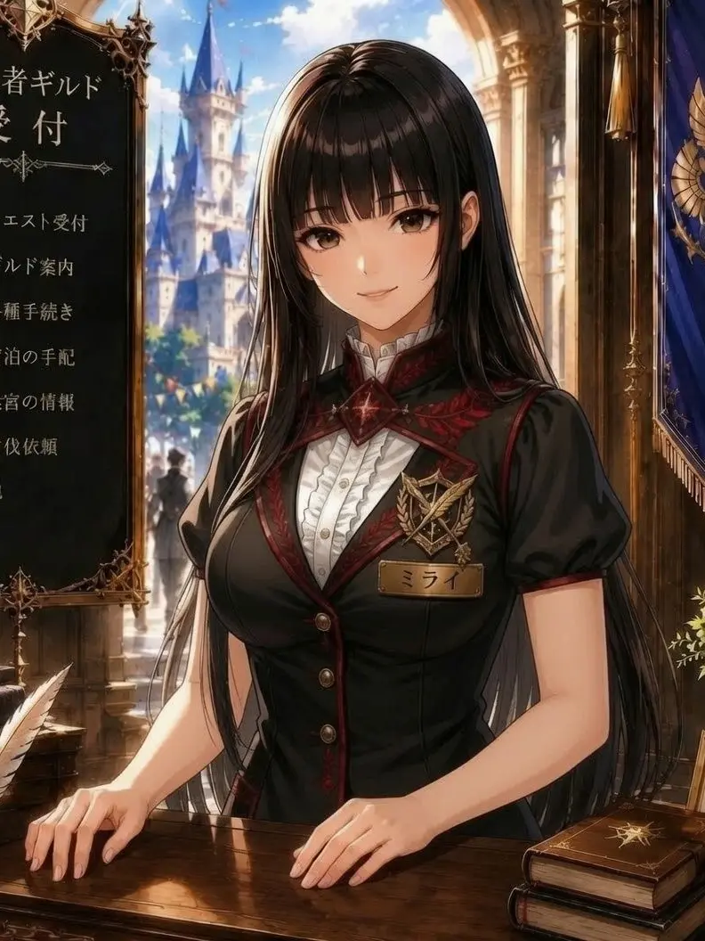 UsableDeath9417의 ギルドの美人受付嬢