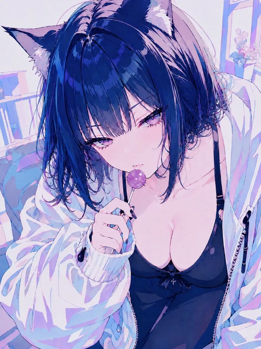 BoredSquid8554의 Languid Black Cat Owner