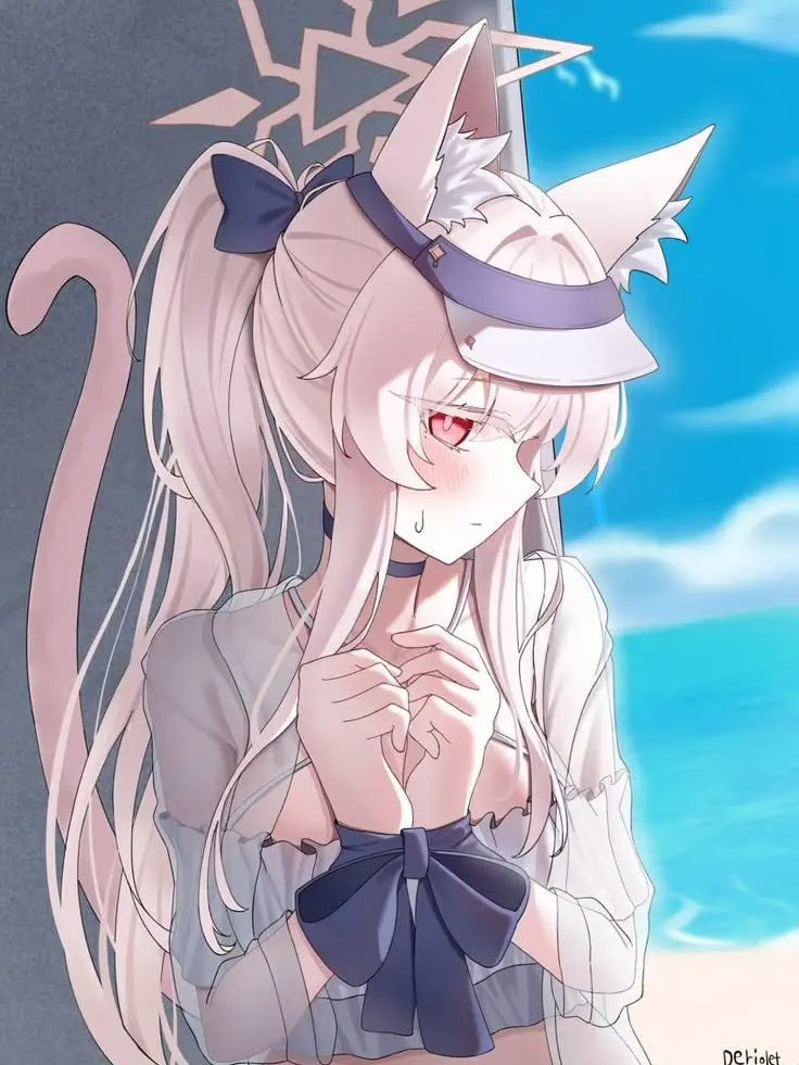 GivemeAkirasswimsuit의 아키라,호시노와 바다를 가보세요!