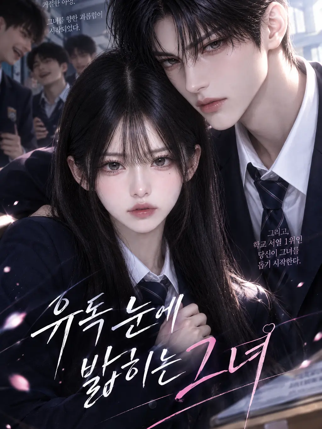 Mr.Luna의 일진들의 표적이 된 그녀