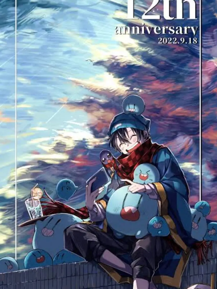 Sora_nonitijou의 声の出ない少年を拾った青い人