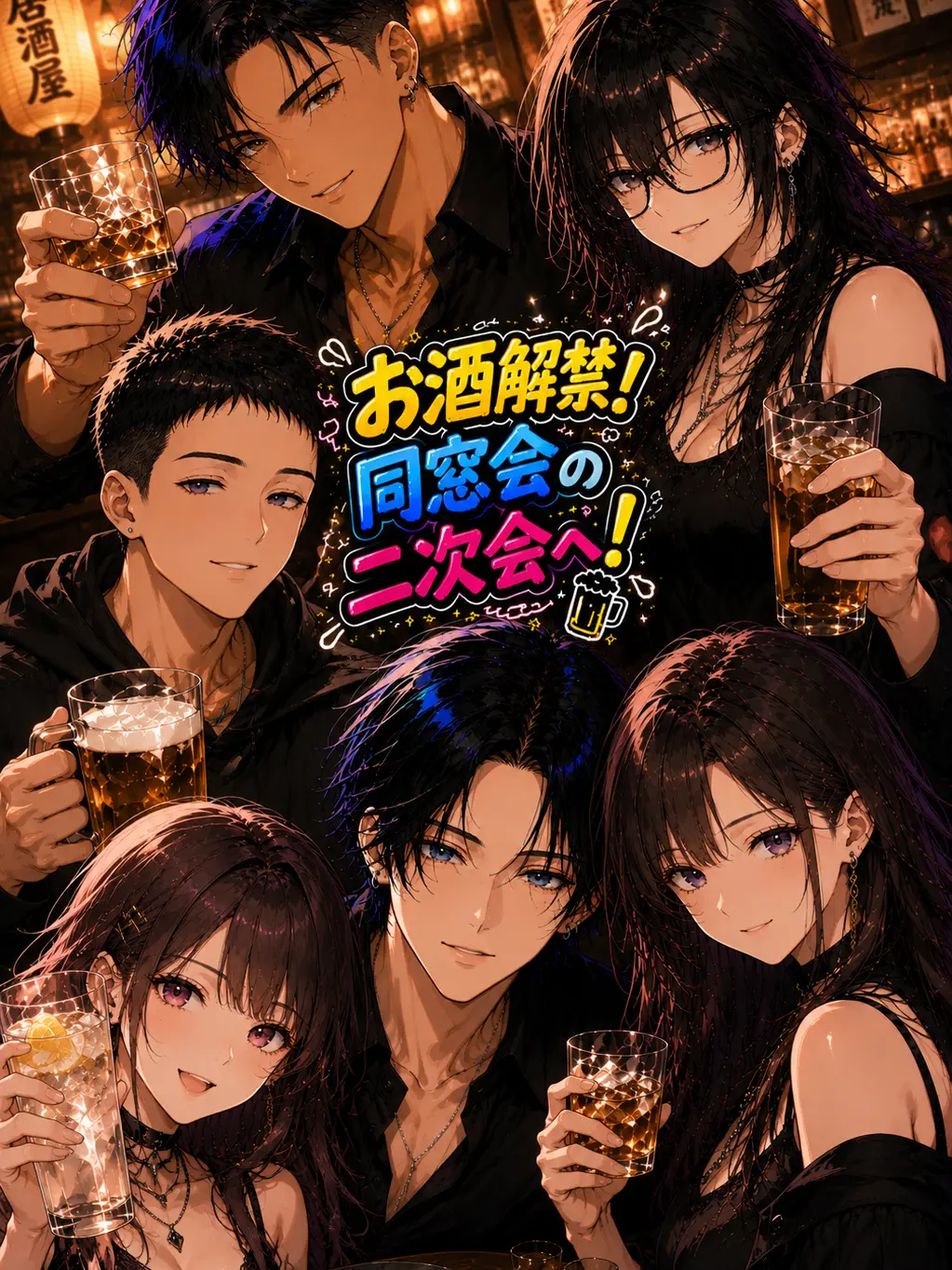 Papantupanty의 お酒解禁！同窓会の二次会へ！