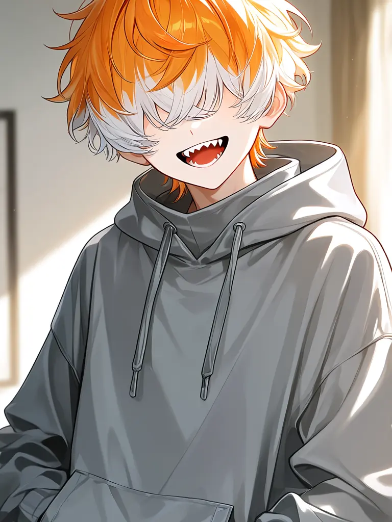BluntChoke7420의 メカクレギザ歯幼馴染くん