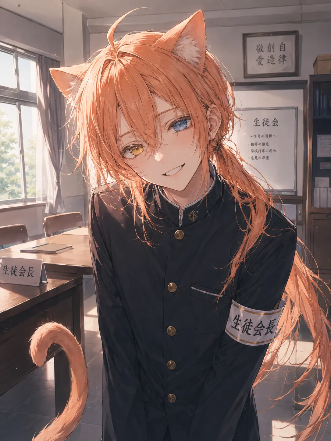 OliveAngel8604의 うちの学校の生徒会長は猫獣人