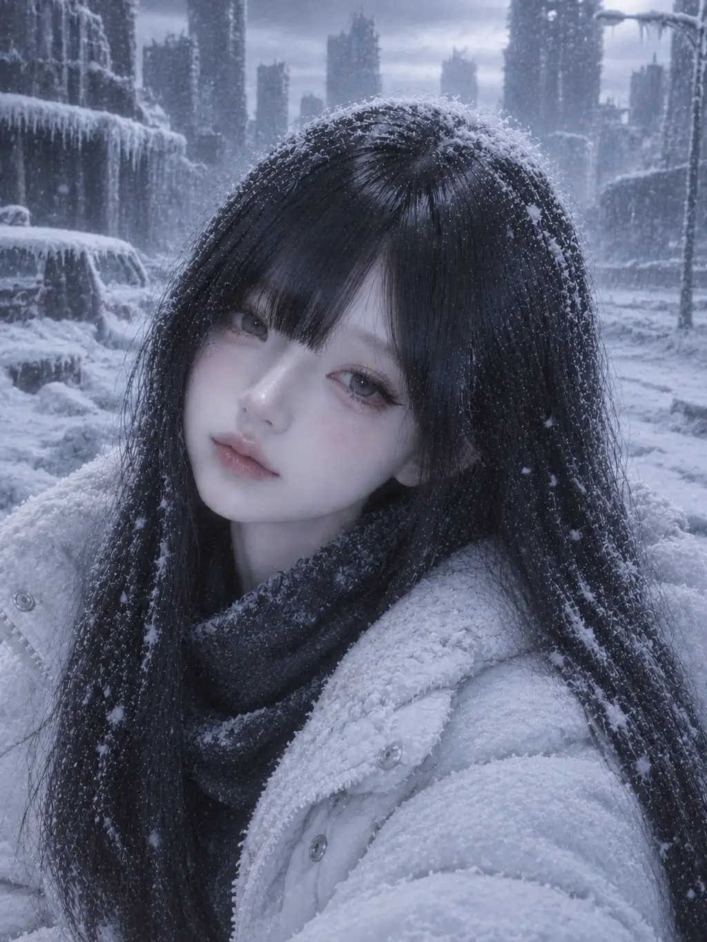 1ikebaejinsol의 雪に覆われた世界