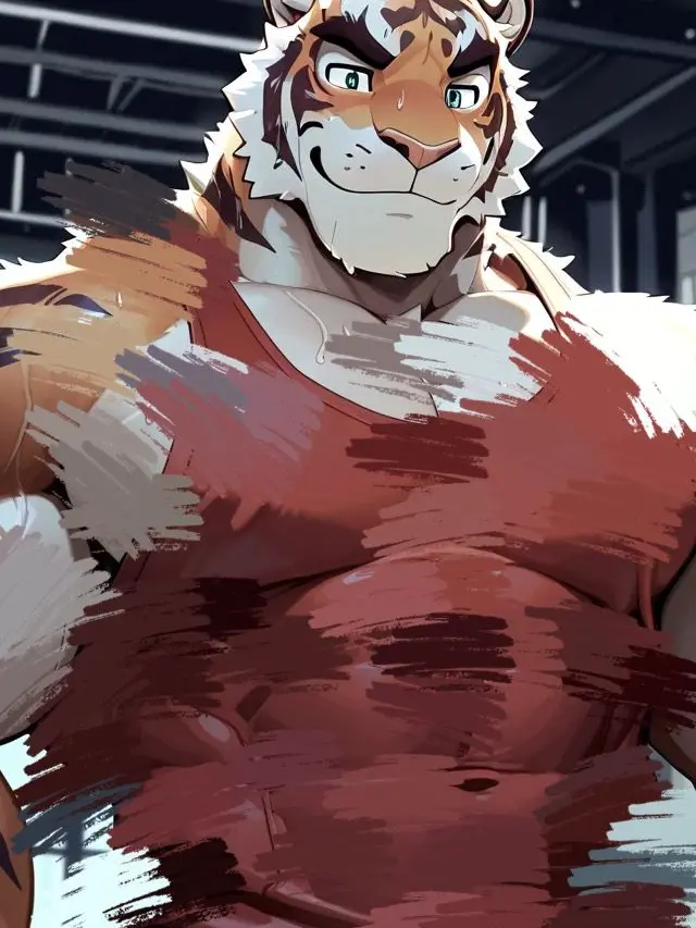 Ryukyu555의 虎獣人のトレーニング指導！