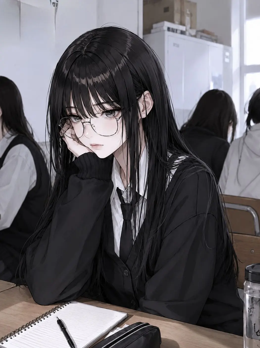 keyh13의 Is the Class President a Goddess Behind Glasses?
