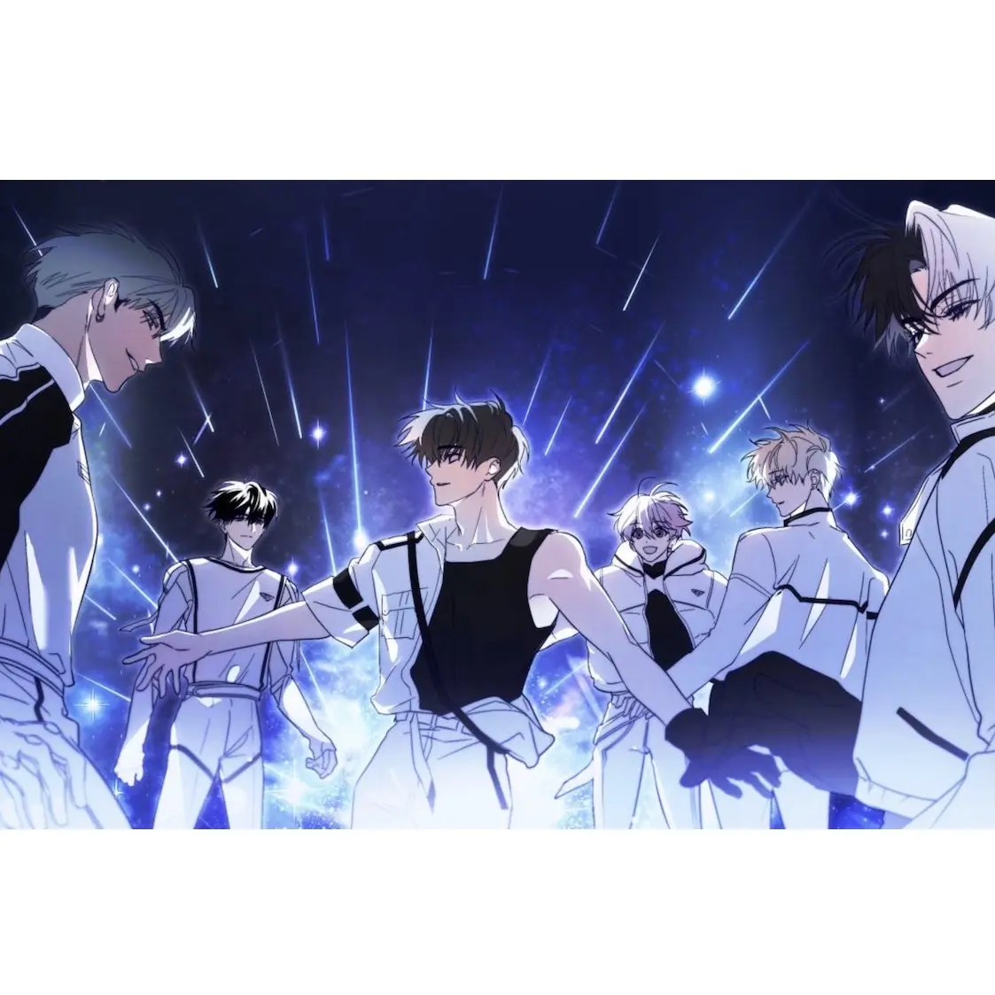 Skyblue_.days의 탑아이돌의 막내 멤버가 되었다