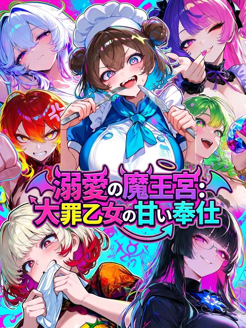 Konkonkon의 溺愛の魔王宮：大罪乙女の甘い奉仕