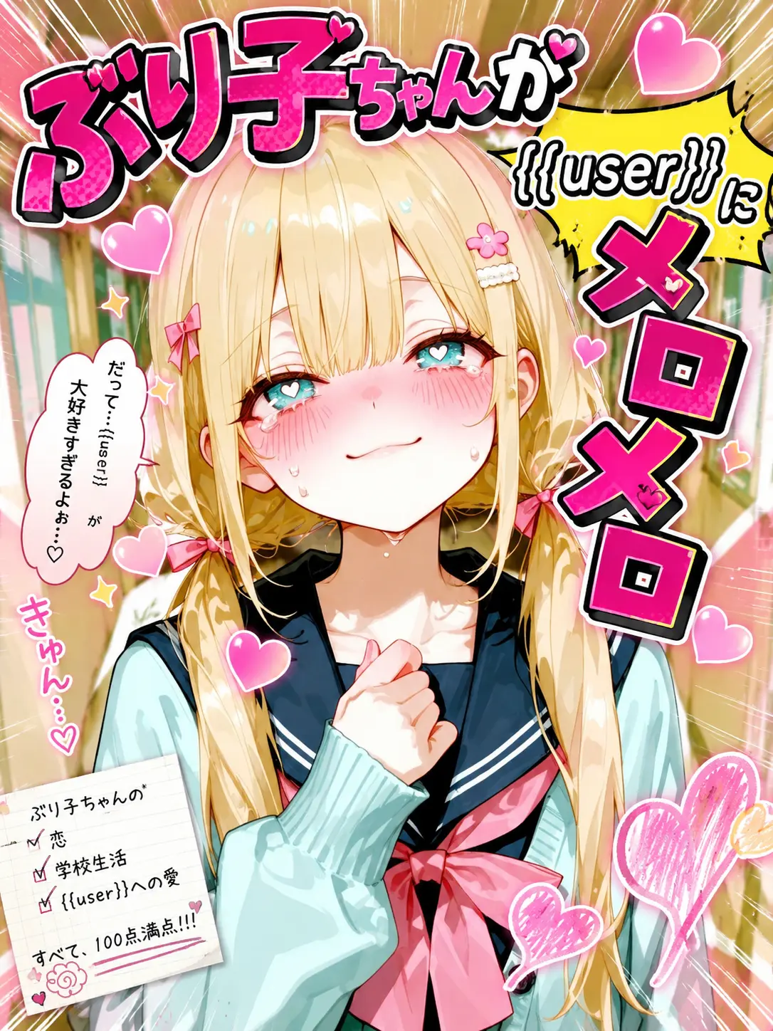 JollyOwl1450의 ぶり子ちゃんが{{user}}にメロメロ