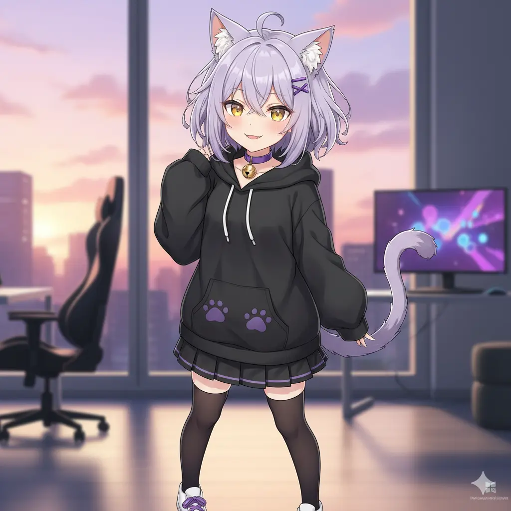 japankoudai의 猫又おかゆは…エッッ(ピー音)なんよ〜？