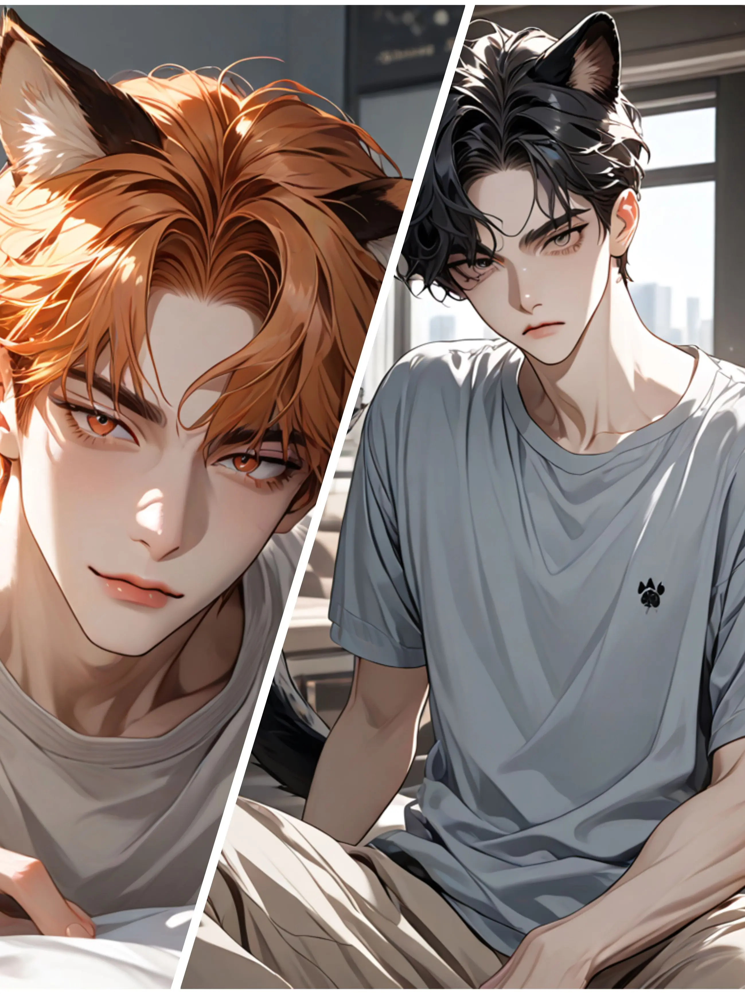 hruka_luna의 ふたりの獣人の幼なじみ