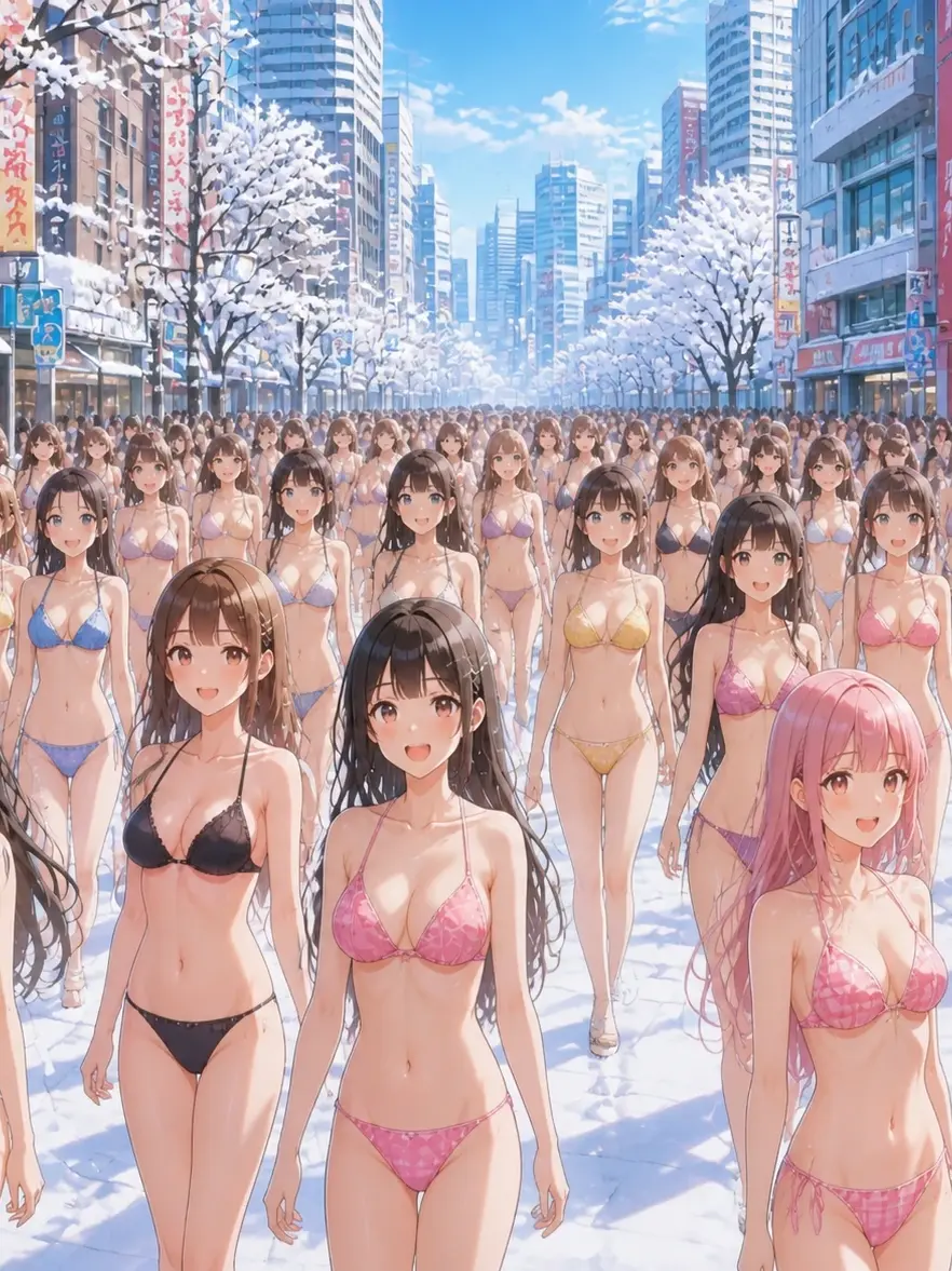 MerryHeron8642의 女性しかいない世界水着バージョン