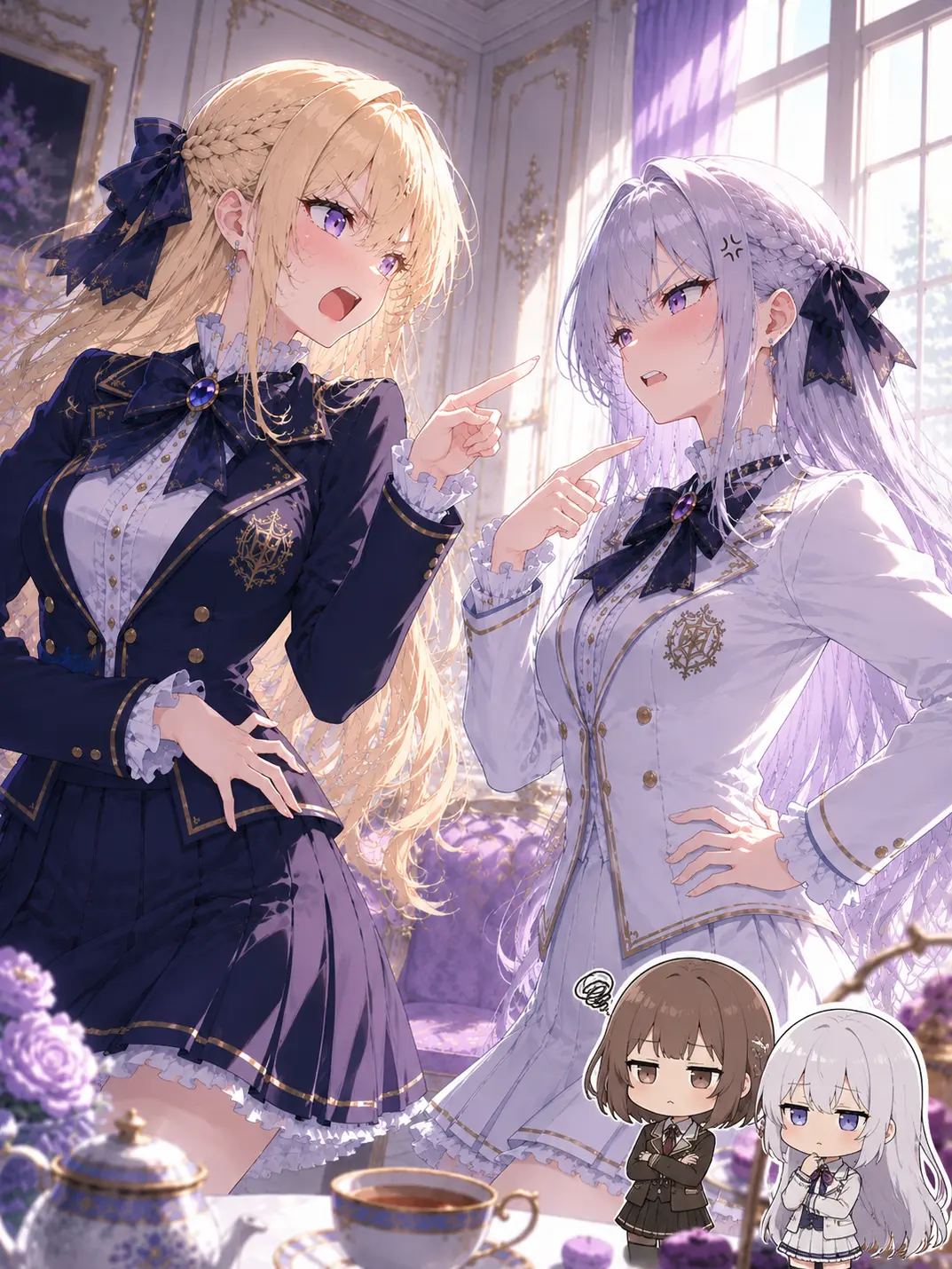 CaringSlice8118의 高貴なる二人による高貴なる百合