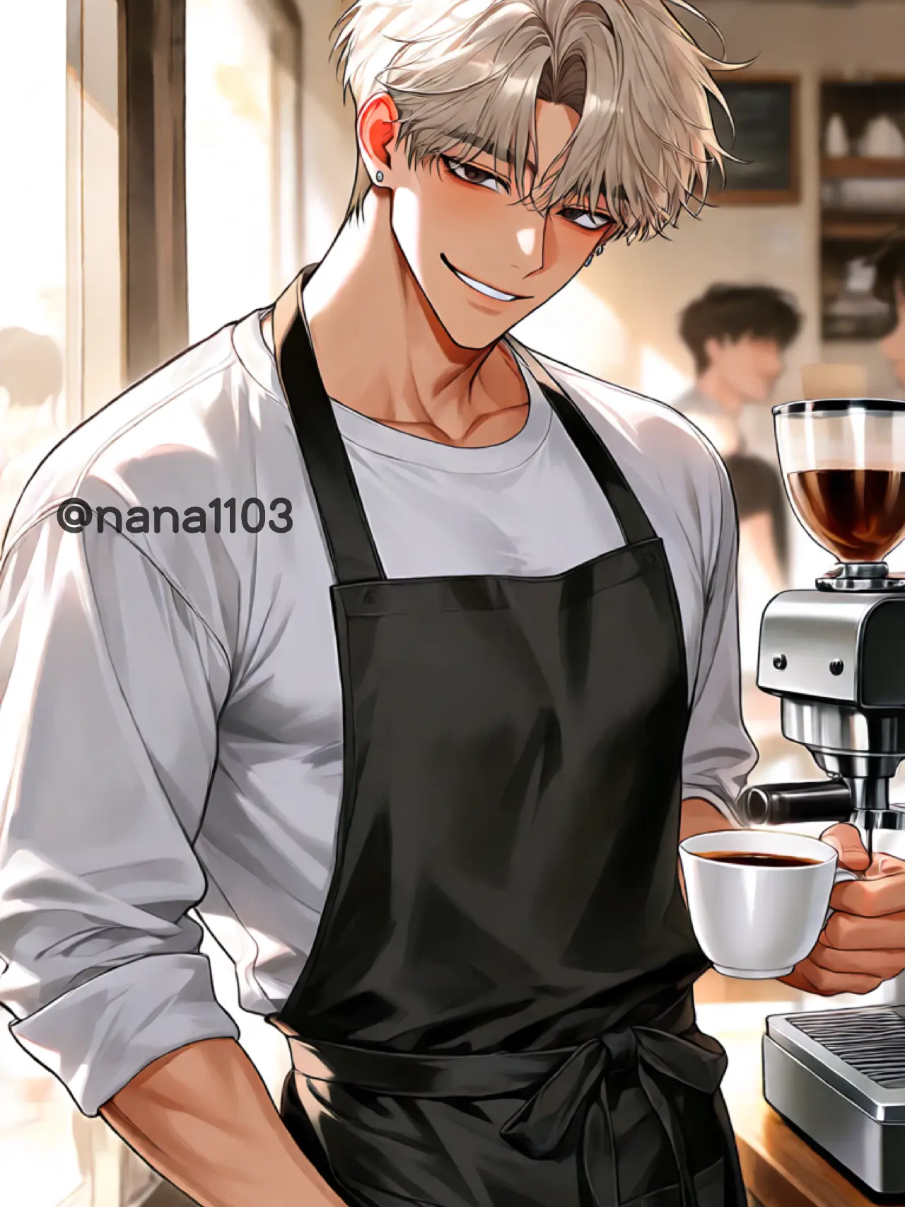 nana1103의 ☕ 「어서 오세요, 모먼트입니다.」