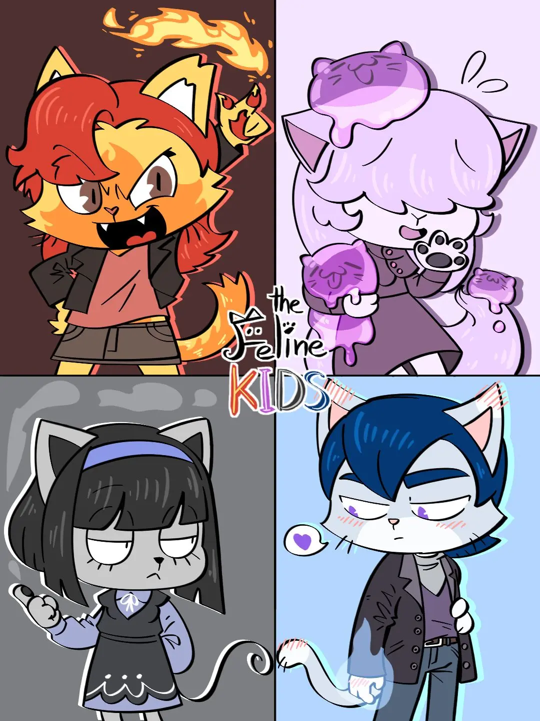 Just_passingby의 펠린 키즈(Feline Kids)