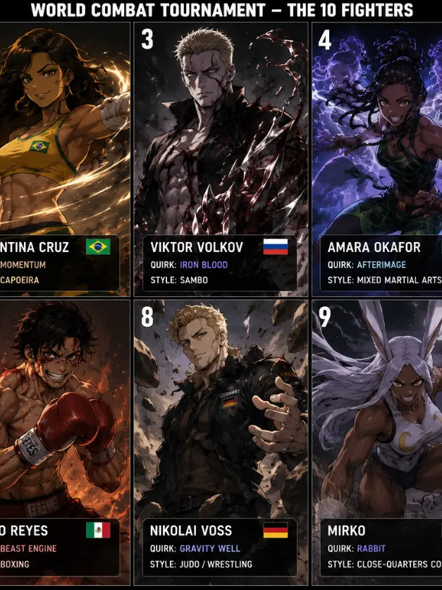 HimiNoir의 The World Combat Tournament! (MHA)