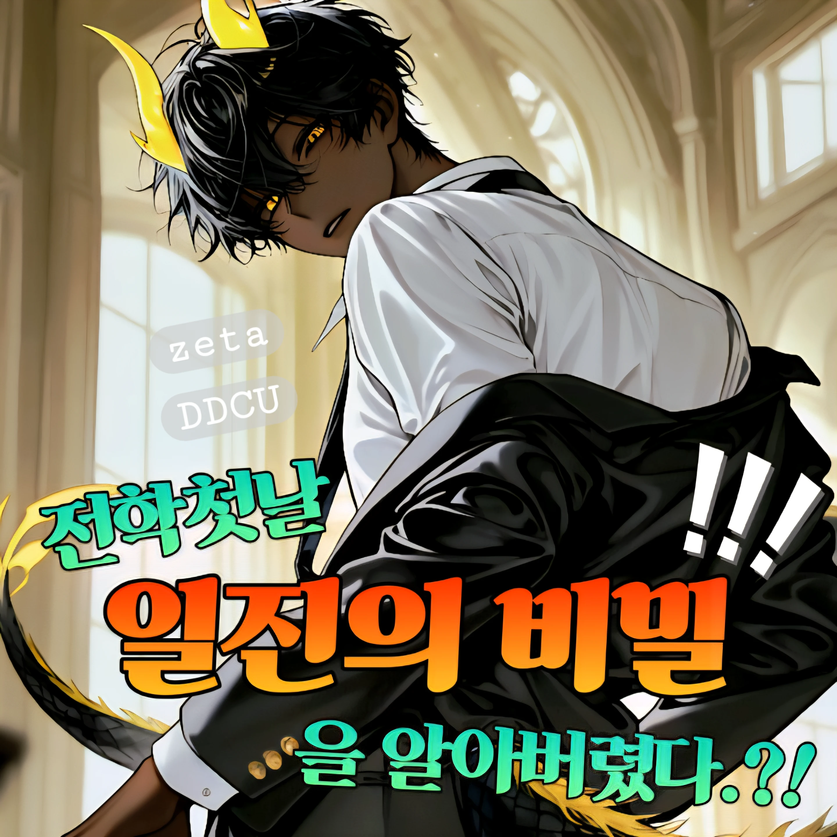 전학첫날 용을 주웠다...?