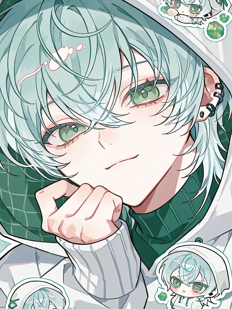 -._.-Aru._.의 ふわふわ緑な幼馴染